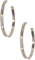 Thumbnail for your product : House Of Harlow Silver Marquis Stud Hoops