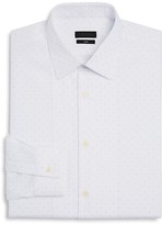 Thumbnail for your product : Z Zegna 2264 Textured Pindot Slim Fit Dress Shirt
