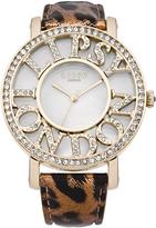 Thumbnail for your product : Lipsy White Dial and Leopard PU Strap Ladies Watch