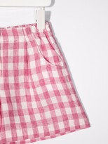 Thumbnail for your product : Il Gufo Gingham-Check Print Shorts
