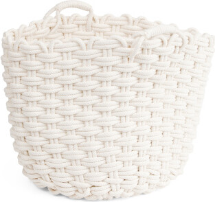 TJMAXX Large Nantucket Woven Rope Basket