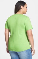Thumbnail for your product : Sejour Plus Size Women's Short Sleeve V-Neck Tee