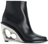 Thumbnail for your product : Alexander McQueen sculpted wedge boots