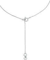 Thumbnail for your product : Michael Kors Premium Sterling Silver Cubic Zirconia Dog Tag Necklace