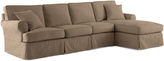 Thumbnail for your product : JCPenney FURNITURE PRIVATE BRAND Friday Brushed Canvas 3-pc. Right-Arm Chaise Sectional