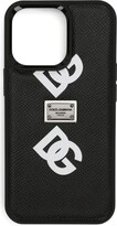 Thumbnail for your product : Dolce & Gabbana logo-print iPhone 13 Pro case