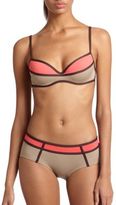 Thumbnail for your product : Carmen Marc Valvo Colorblock Bikini Top