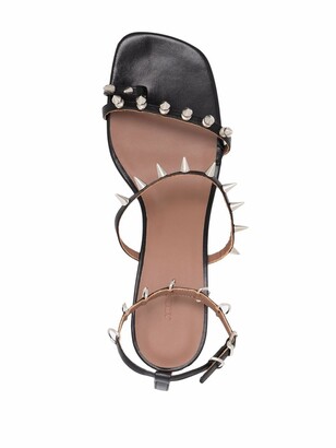 Abra Spike-Embellished Strappy Sandals