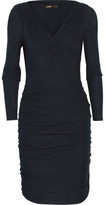 Thumbnail for your product : Maje Ribbed Wool-Blend Mini Dress