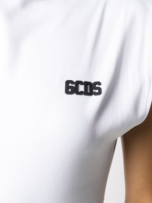 GCDS Cap-Sleeves Logo Bodysuit