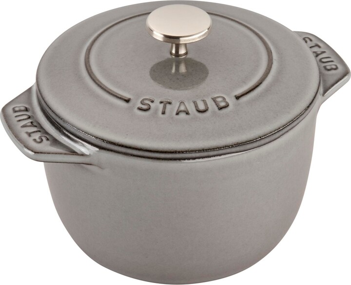 Staub Cast Iron 0.25-qt Mini Saucepan - Matte Black, Made in France
