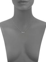 Thumbnail for your product : Sydney Evan Diamond & 14K White Gold Small Love Necklace
