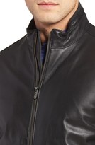 Thumbnail for your product : Bugatchi Men's Leather Jacket With Woven Panels