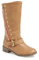 Thumbnail for your product : Steve Madden 'Brylee' Studded Tall Boot (Toddler)