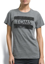 Thumbnail for your product : Toms Women's Heather Grey Stamp Tee