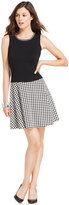 Thumbnail for your product : Spense Petite Sleeveless Houndstooth Fit & Flare Dress