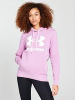 Thumbnail for your product : Under Armour Favourite Fleece Wordmark Popover Hoodie