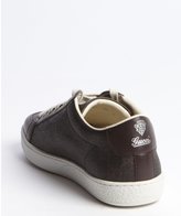 Thumbnail for your product : Gucci Brown Canvas Low-Top Sneakers