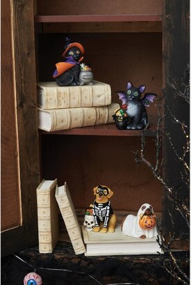 Gallerie II Halloween Resin Cat Figurines, Set of 2