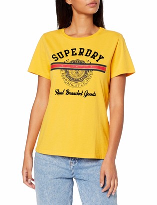 Superdry Women's Heritage Crest Tape Entry Tee T-Shirt