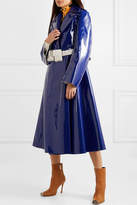 Thumbnail for your product : Marni Faux Patent-leather Coat