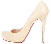 Thumbnail for your product : Christian Louboutin Leather Pointed-Toe Pumps Yellow Leather Pointed-Toe Pumps