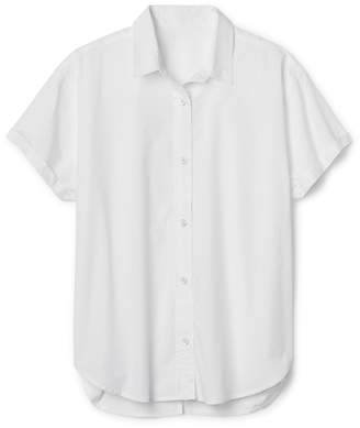 Gap Split-Back Short Sleeve Shirt in Poplin