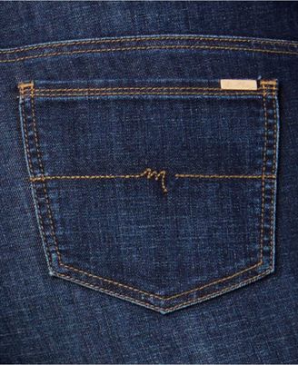 Melissa McCarthy Trendy Plus Size Dark Blue Wash Girlfriend Jeans