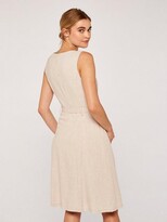Thumbnail for your product : Apricot Linen Mix Button Through Dress - Stone