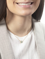 Thumbnail for your product : Retrouvaí Mini Chrysoprase Compass Necklace - Yellow Gold