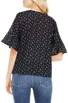 Thumbnail for your product : Vince Camuto Floral-print Ruffle-sleeve Top