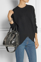 Thumbnail for your product : MICHAEL Michael Kors Hamilton studded leather and printed calf hair tote