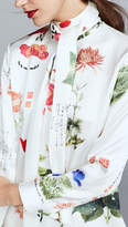 Thumbnail for your product : Adam Lippes Silk Charmeuse Blouse with Scarf