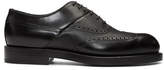Thumbnail for your product : Pierre Hardy Black Twin Perforated Oxfords
