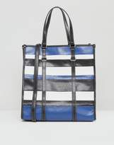 Thumbnail for your product : MANGO Stripe Shopper Bag