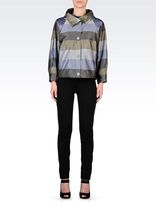 Thumbnail for your product : Giorgio Armani High Neck Striped Jacket