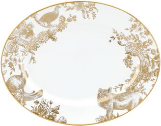 Lenox Marchesa Couture Gilded Forest 13" Oval Platter