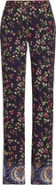 Berry-Printed Mid-Rise Skinny Jeans 