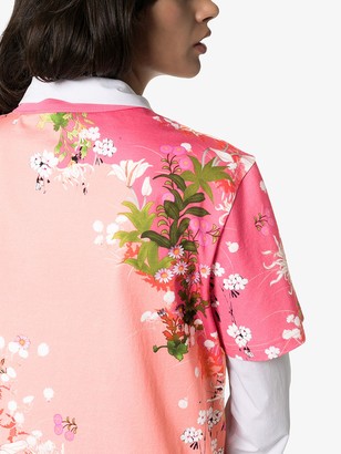 Givenchy cherry blossom logo print T-shirt