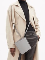 Thumbnail for your product : Aesther Ekme Pouch Leather Cross-body Bag - Grey