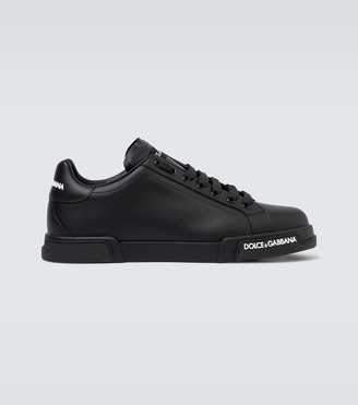 Dolce & Gabbana Port Light leather sneakers - ShopStyle