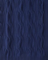 Thumbnail for your product : Sofia Cashmere Oversized Cashmere Cable Throw