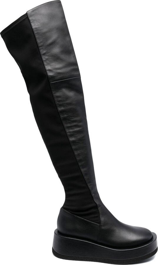 thigh high platform boots