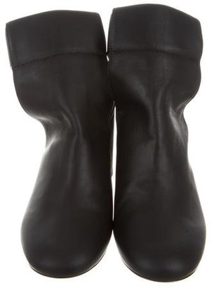 Marios Open Back Ankle Boots