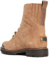 Thumbnail for your product : Australia Luxe Collective Shearling-trimmed Suede Ankle Boots