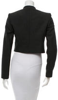 Thumbnail for your product : Alice + Olivia Cropped Open Front Blazer