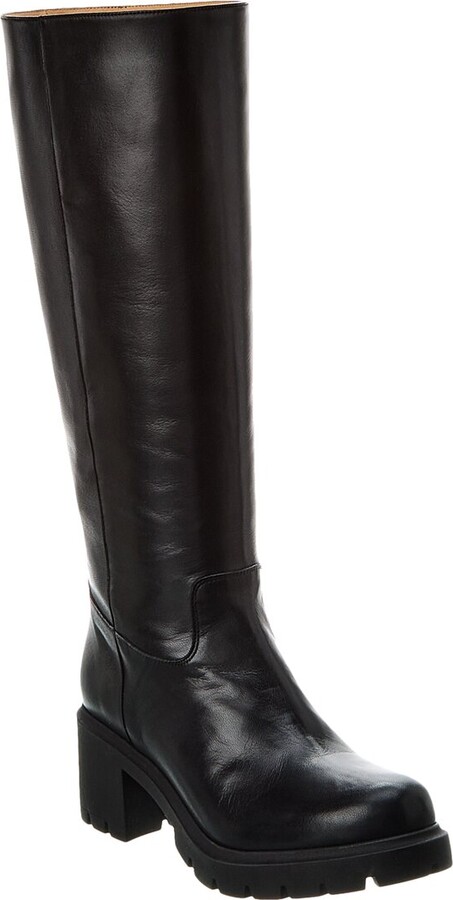 Frame Denim Le Scout Leather Knee-High Boot - ShopStyle