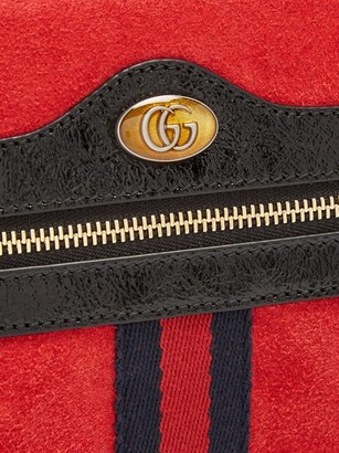 Gucci Ophidia Mini Suede Cross-body Bag - Red