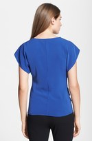 Thumbnail for your product : Halston Hardware Detail Crepe Top