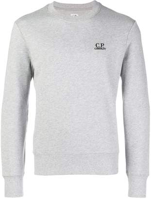 C.P. Company logo embroidered sweatshirt
